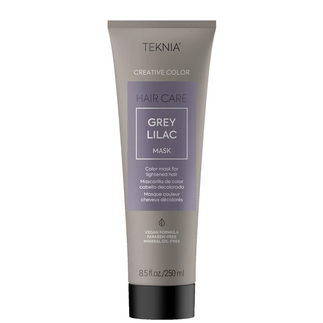 Маска LAKME TEKNIA Hair Care GREY LILAC MASK Creative Color 44052 для оновлення кольору освітленого волосся 250 мл (фіолетово-сіра) - Фото 1 Маска LAKME TEKNIA Hair Care GREY LILAC MASK Creative Color 44052 для оновлення кольору освітленого волосся 250 мл (фіолетово-сіра) - изображение 1