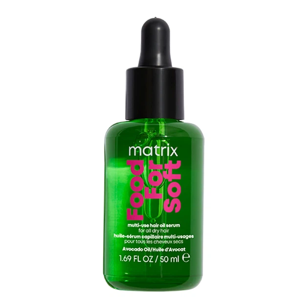 Олія-сироватка для волосся MATRIX Total Results Food For Soft Multi-Use Hair Oil Serum 50 мл з термозахистом для зволоження - Фото 1 Олія-сироватка для волосся MATRIX Total Results Food For Soft Multi-Use Hair Oil Serum 50 мл з термозахистом для зволоження - изображение 1