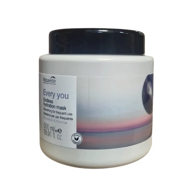 Маска Nouvelle Every You Endless Hydration Mask для живлення та зволоження волосся для частого використання 500 мл - Фото 1 Маска Nouvelle Every You Endless Hydration Mask для живлення та зволоження волосся для частого використання 500 мл - изображение 1
