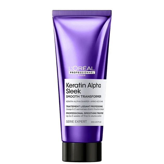 Засіб-трансформер для волосся L'Oreal Professionnel Serie Expert Alpha Sleek Smooth Transformer 200 мл для гладкості та контролю пухнастості - Фото 1 Засіб-трансформер для волосся L'Oreal Professionnel Serie Expert Alpha Sleek Smooth Transformer 200 мл для гладкості та контролю пухнастості - изображение 1