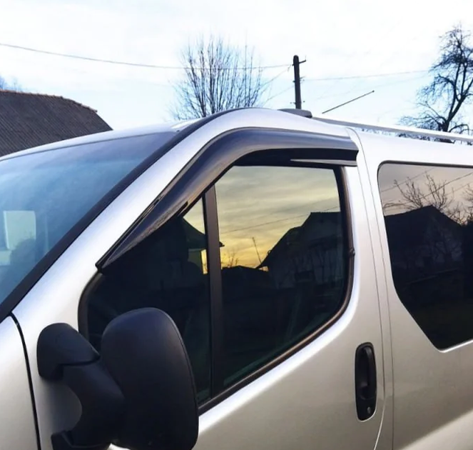 Вітровики на вікна (2 шт., EuroCap) для Opel Vivaro 2001-2015 рр. - зображення 5