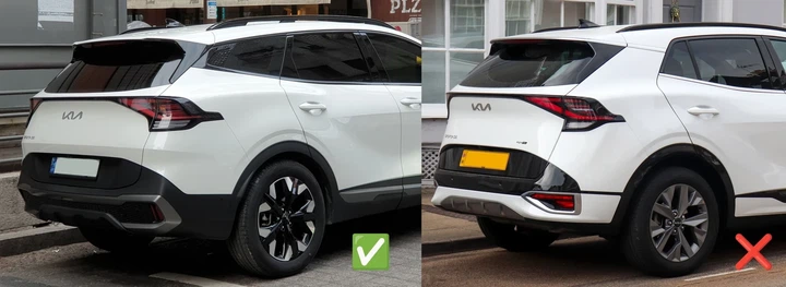 Ветровики окон с хромированным молдингом Niken (для LWB, 4 шт.) для Kia Sportage 2021- гг - изображение 5