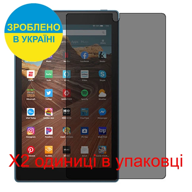 Захисне скло Скрін Мобайл Amazon Fire HD 10 (2019) приватна нано скло 9Н 2 шт - Фото 2 Захисне скло Скрін Мобайл Amazon Fire HD 10 (2019) приватна нано скло 9Н 2 шт - зображення 2