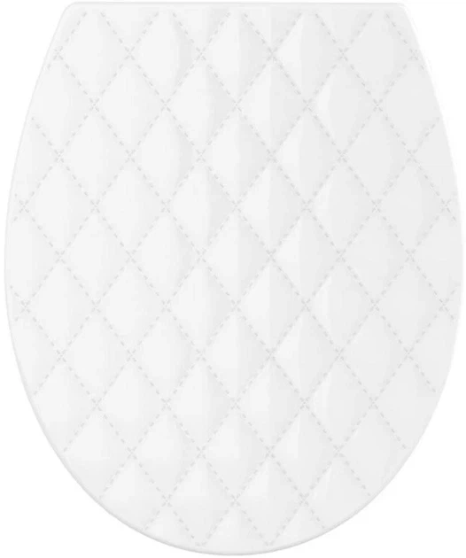 Сидіння - кришка для унітазу Fabrika LEATHER LINE OVAL soft close поліпропілен (FK-P4044) - изображение 2