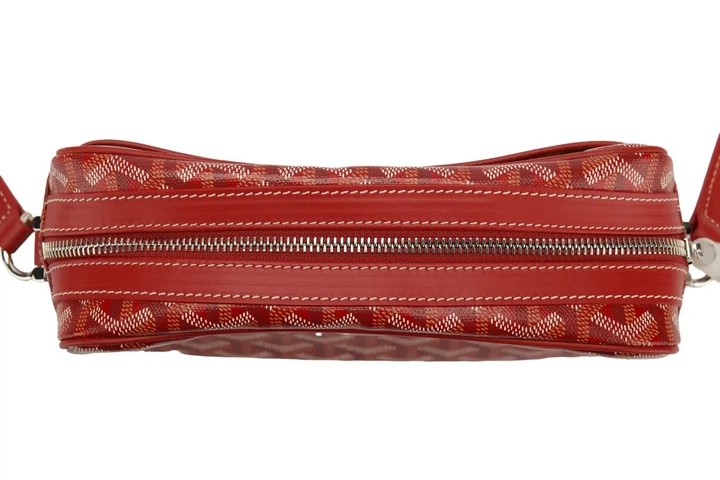 Премиальная сумка через плечо Goyard красного цвета. - Фото 5 Премиальная сумка через плечо Goyard красного цвета. - изображение 5