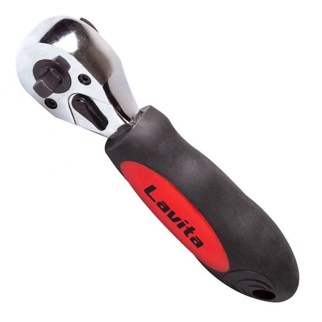 Ключ с трещёткой Lavita 1/4" 3/8" 150 мм 72 зуба CRV (LA 151438) - Фото 1 Ключ с трещёткой Lavita 1/4" 3/8" 150 мм 72 зуба CRV (LA 151438) - изображение 1