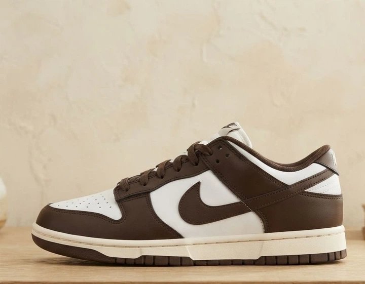 Кросівки Nk SB Dunk шкіра коричневий з білим 39 - зображення 10