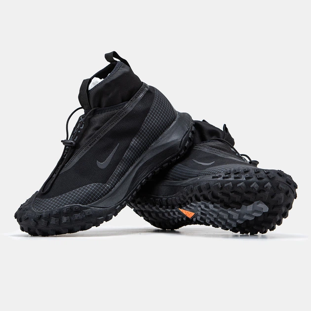 Кроссовки мужские Ni ACG Mountain Fly Gore-Tex Black / Най АСГ Маунтин Гор-Текс черные высокие 43 - изображение 2