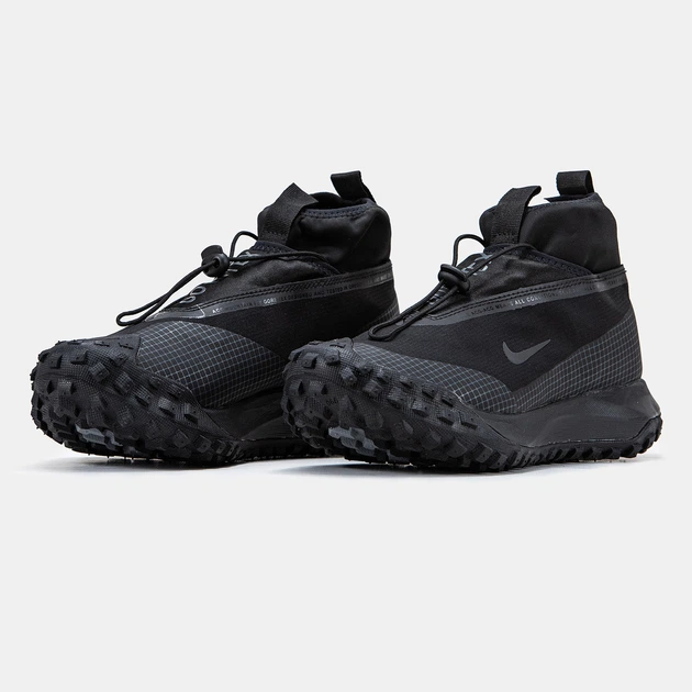Кроссовки мужские Ni ACG Mountain Fly Gore-Tex Black / Най АСГ Маунтин Гор-Текс черные высокие 43 - изображение 3
