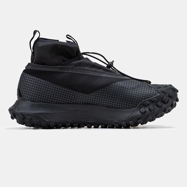 Кроссовки мужские Ni ACG Mountain Fly Gore-Tex Black / Най АСГ Маунтин Гор-Текс черные высокие 43 - изображение 6