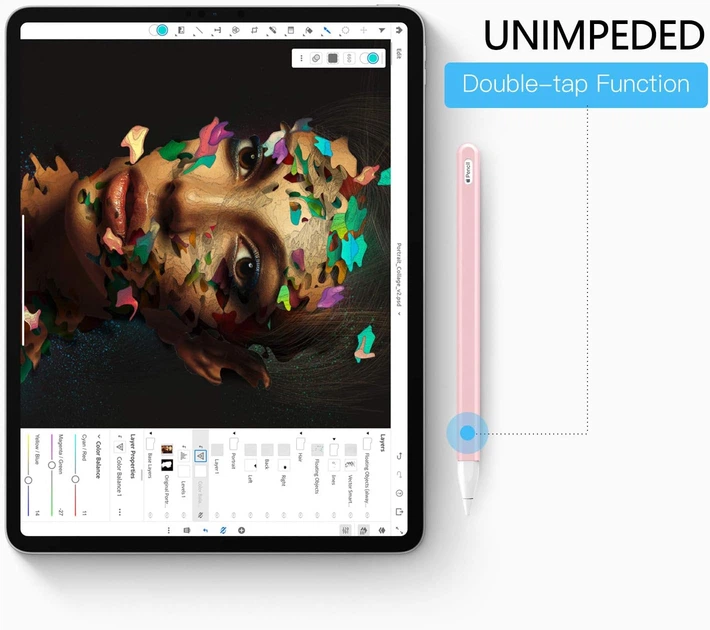 Силиконовый чехол для стилуса Apple Pencil 2 и Apple Pencil Pro PINK - изображение 6