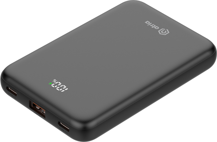УМБ Atria WPD-P91 10000 mAh 22.5W PD USB-C Black (WPD-P91) - Фото 2 УМБ Atria WPD-P91 10000 mAh 22.5W PD USB-C Black (WPD-P91) - изображение 2