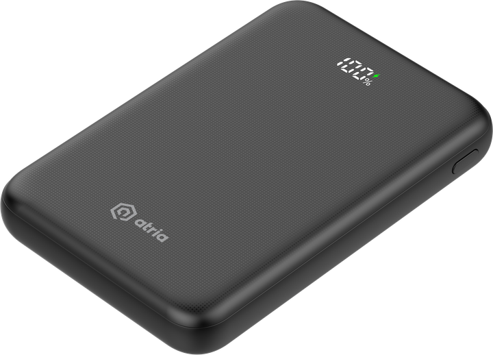 УМБ Atria WPD-P92 20000 mAh 22.5W PD USB-C Black (WPD-P92) - зображення 2