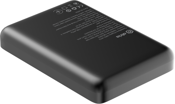 УМБ Atria WPD-W72B 10000 mAh 20W PD USB-C 15W Wireless MagSafe Black (WPD-W72B) - зображення 4
