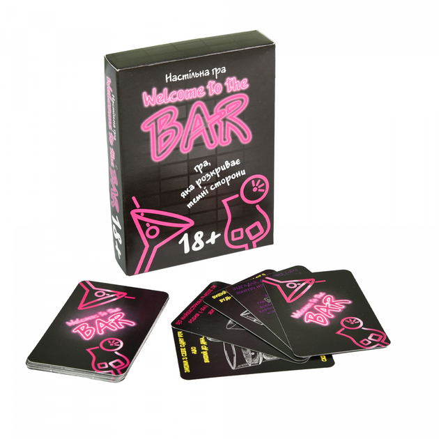 Настольная игра Strateg Welcome to the Bar карточная для вечеринок 18+ - Фото 2 Настольная игра Strateg Welcome to the Bar карточная для вечеринок 18+ - изображение 2
