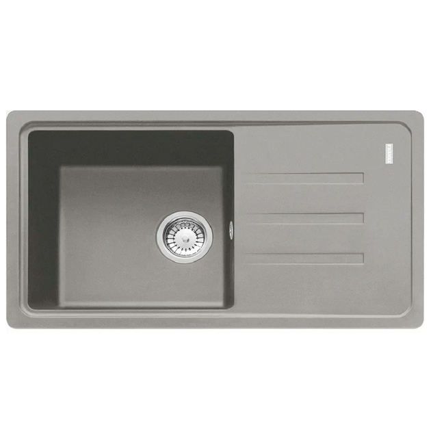 Мийка кухонна з крилом Franke Malta BSG 611-78 прямокутна фраграніт 780 x 435 мм Stone Grey (114.0575.041) - зображення 2