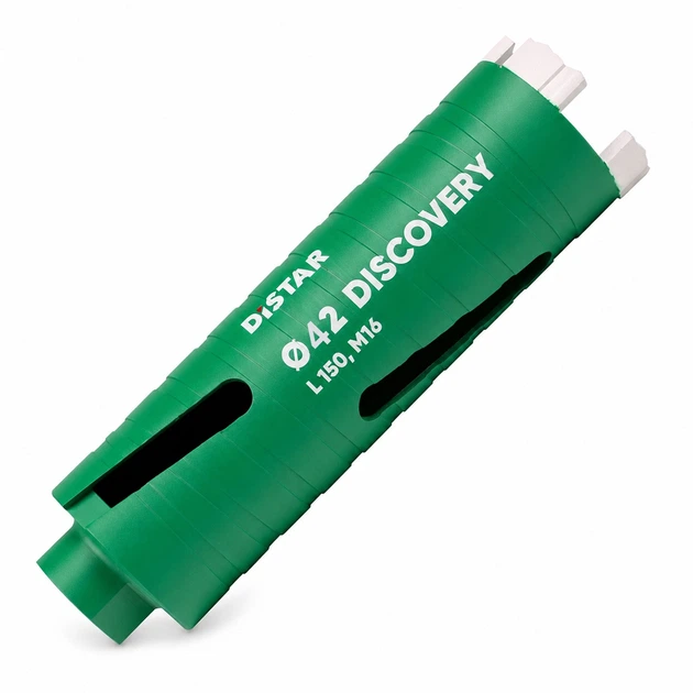 Сверло алмазное DISTAR Discovery 42x150-4xM16 по бетону/кирпичу (10216025053) - Фото 1 Сверло алмазное DISTAR Discovery 42x150-4xM16 по бетону/кирпичу (10216025053) - изображение 1