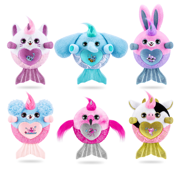 Кукла ZURU Cloud Wave Unicorn Magic Egg Mermaid плюшевая для девочек - изображение 3