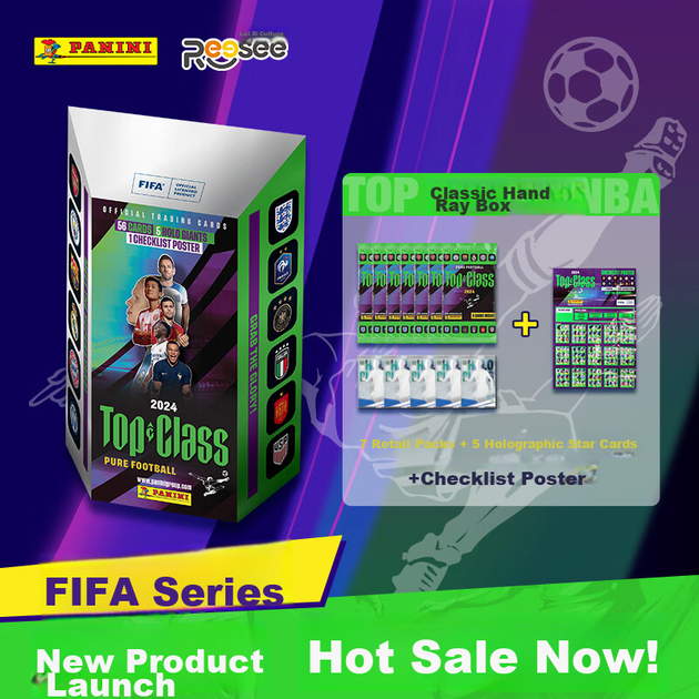 Карточки PANINI FIFA Football Star, набор TOPCLASS 2024 Laser Box - изображение 3