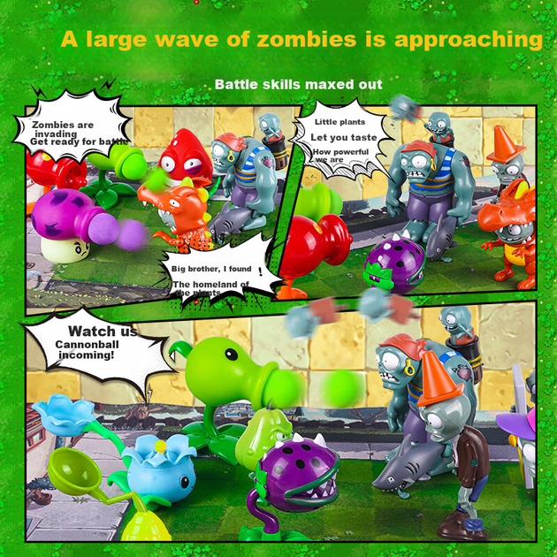 Набор фигурок Plants vs Zombies детский - изображение 4