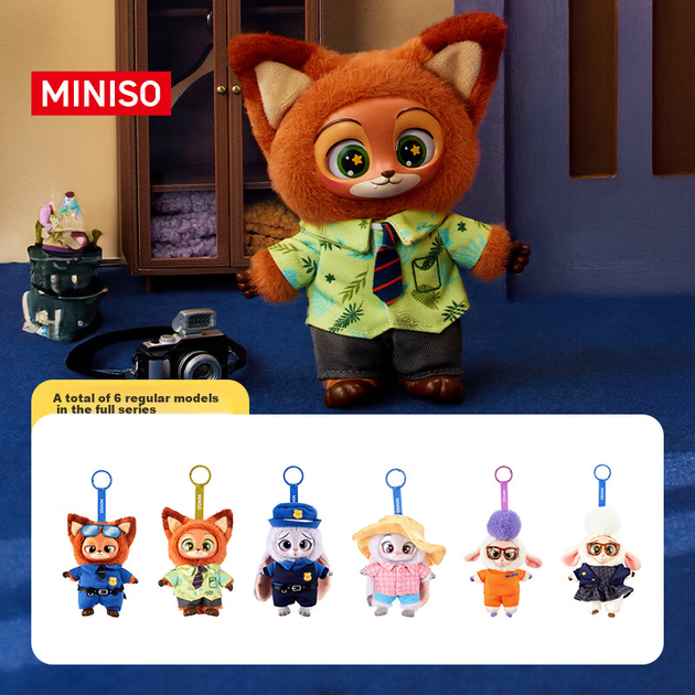 MINISO Disney Zootopia Виниловая плюшевая фигурка в закрытой коробке, украшение для рабочего стола, подарок на день рождения, одна упаковка. - Фото 2 MINISO Disney Zootopia Виниловая плюшевая фигурка в закрытой коробке, украшение для рабочего стола, подарок на день рождения, одна упаковка. - изображение 2
