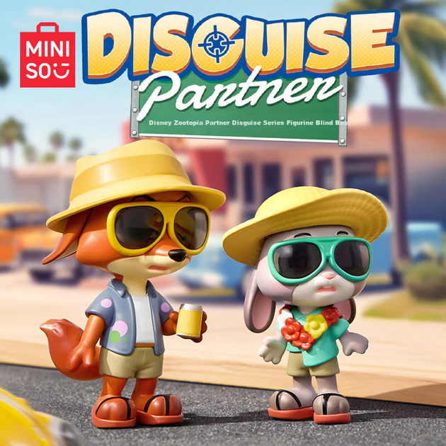 Фигурка MINISO Disney «Зверополис» из серии Partner Disguise в закрытой коробке - изображение 4