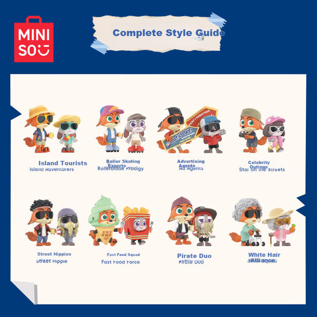 Фигурка MINISO Disney «Зверополис» из серии Partner Disguise в закрытой коробке - изображение 5