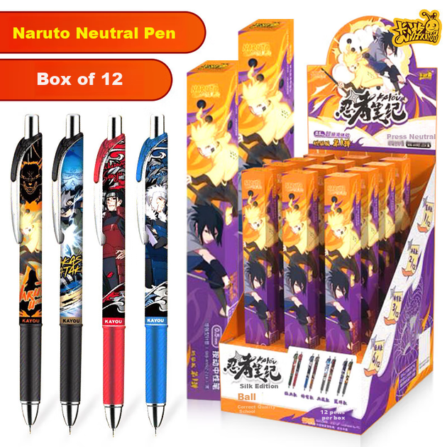 Ручка гелева Kayou Naruto, сліпа коробка, автоматична, подарункова - зображення 2