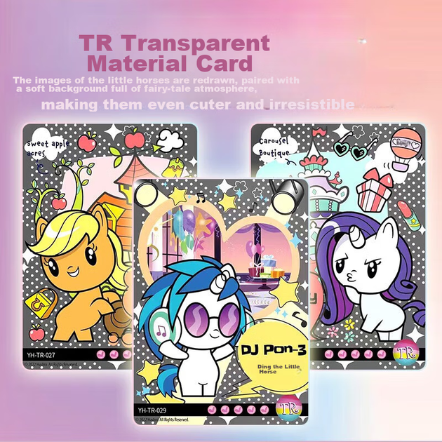 Карточки коллекционные Kayou My Little Pony радужный набор, коробка - изображение 6