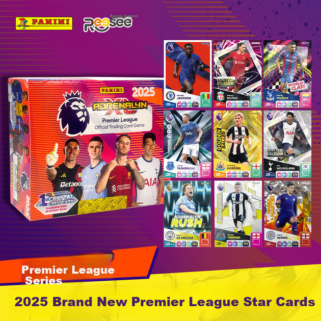 Картка PANINI Premier League Football Star Card 2024/25 Classic Retail Single Pack, коробка 2025 - Фото 2 Картка PANINI Premier League Football Star Card 2024/25 Classic Retail Single Pack, коробка 2025 - изображение 2