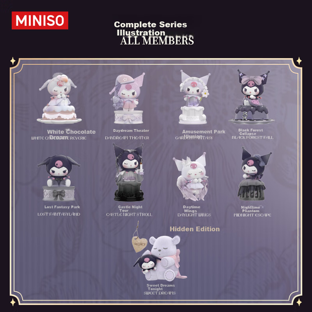 Фигурка MINISO Sanrio «Дневная луна» в закрытой коробке, 1 шт - изображение 2