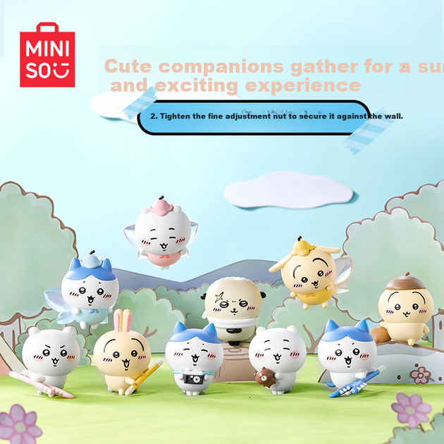 Фигурка MINISO Chiikawa Happy Companion в закрытой коробке, игрушка, Усаги Джи И, Little Eight, подарок на день рождения для мужчин и женщин. - изображение 3