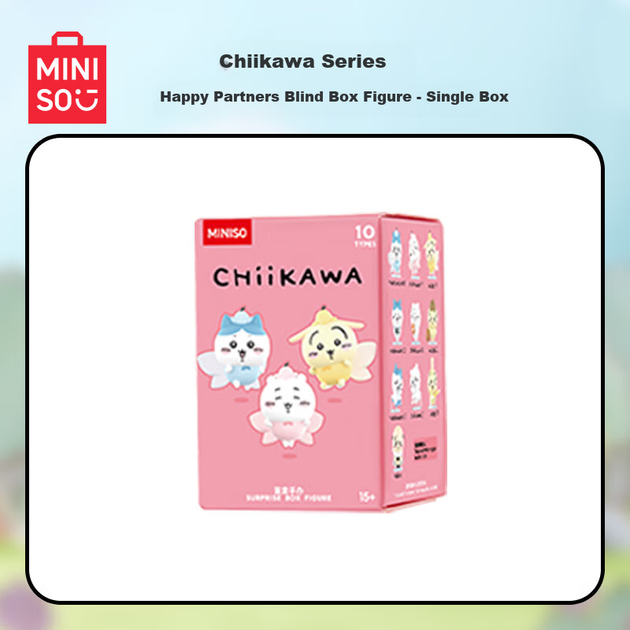 Фигурка MINISO Chiikawa Happy Companion в закрытой коробке, игрушка, Усаги Джи И, Little Eight, подарок на день рождения для мужчин и женщин. - изображение 6