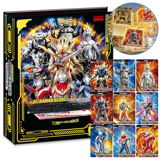 Альбом Kayou Ultraman для коллекционных карточек детский - изображение 7