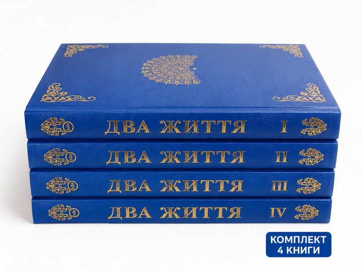 Книга «Два життя» — Конкордія Антарова (4 тома тверда обкладинка,Українською ) - Фото 1 Книга «Два життя» — Конкордія Антарова (4 тома тверда обкладинка,Українською ) - зображення 1