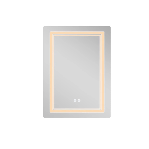 Зеркало Qtap Cardinal (CA2) 600х800 с LED-подсветкой Touch, с антизапотеванием, с диммером, рег. темп. цвета (3000-6500K) QT0478C608048453 - изображение 4
