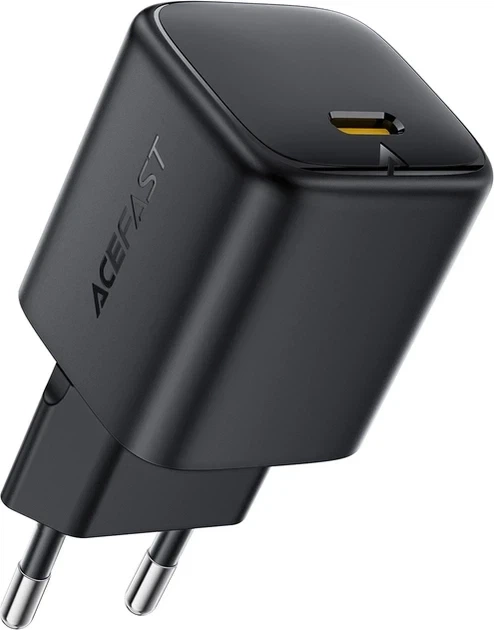 Мережевий зарядний пристрій ACEFAST A134 PD67W mini GaN USB-C fast charger Black - Фото 2 Мережевий зарядний пристрій ACEFAST A134 PD67W mini GaN USB-C fast charger Black - зображення 2