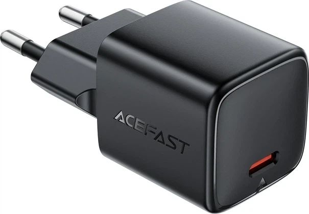 Мережевий зарядний пристрій ACEFAST A117 PD20W mini GaN USB-C fast charger Black - изображение 4