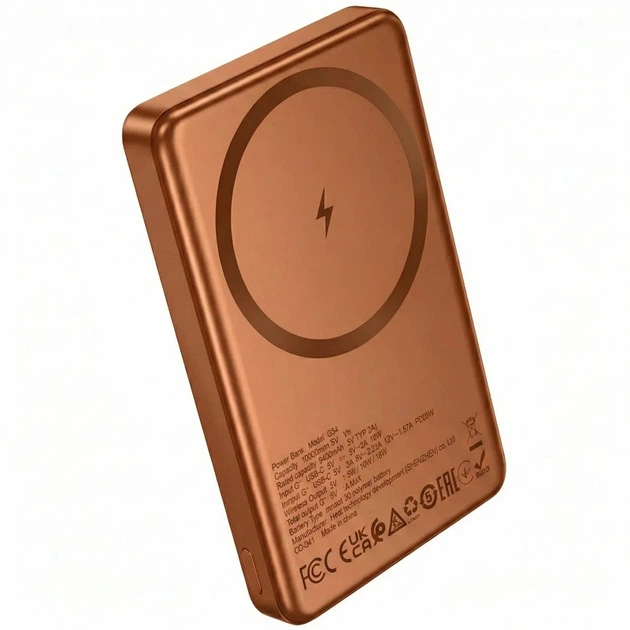 Power Bank Hoco 10000 mAh Q34 Clever PD20W з БЗП Orange - зображення 2