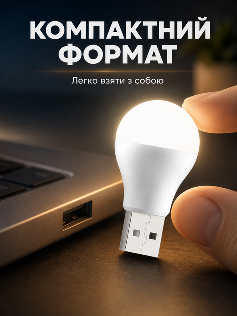 Юсб лампа фонарик ночник USB LED светильник BRS 5W - изображение 5