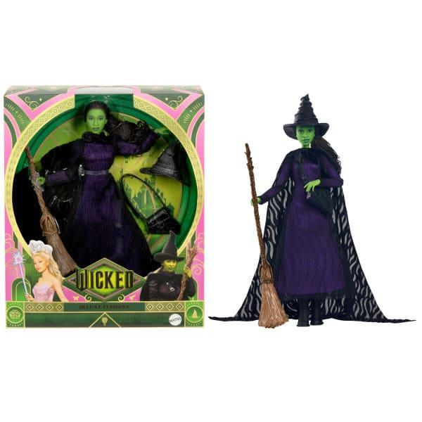 Колекційна лялька Mattel Ельфаба Троп делюкс (Deluxe Elphaba Fashion Doll) - Фото 1 Колекційна лялька Mattel Ельфаба Троп делюкс (Deluxe Elphaba Fashion Doll) - зображення 1
