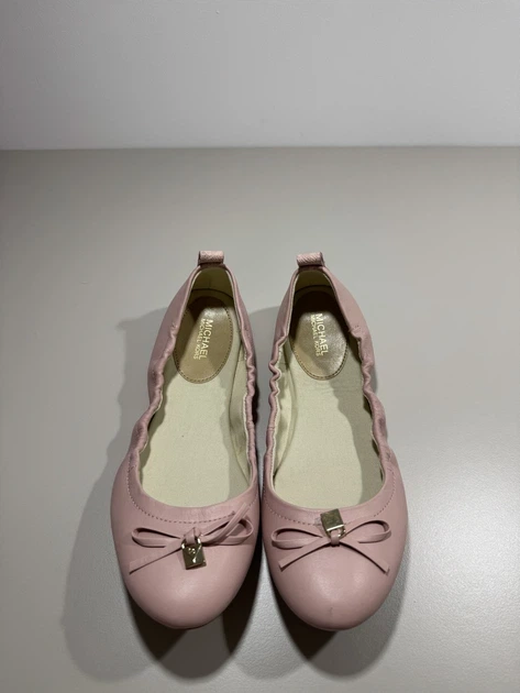 Жіночі туфлі Michael Kors Ballet Juliett Flat балетки класичні рожеві Розмір 37 - 24 см - Фото 4 Жіночі туфлі Michael Kors Ballet Juliett Flat балетки класичні рожеві Розмір 37 - 24 см - изображение 4