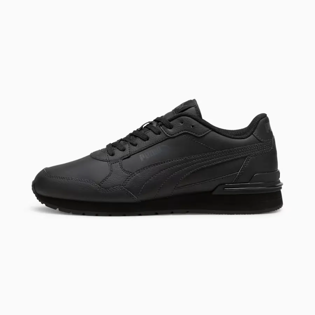 Кросівки Puma ST Runner V4 Leather Black/Shadow Gray 48-14-31.7см - Фото 1 Кросівки Puma ST Runner V4 Leather Black/Shadow Gray 48-14-31.7см - изображение 1