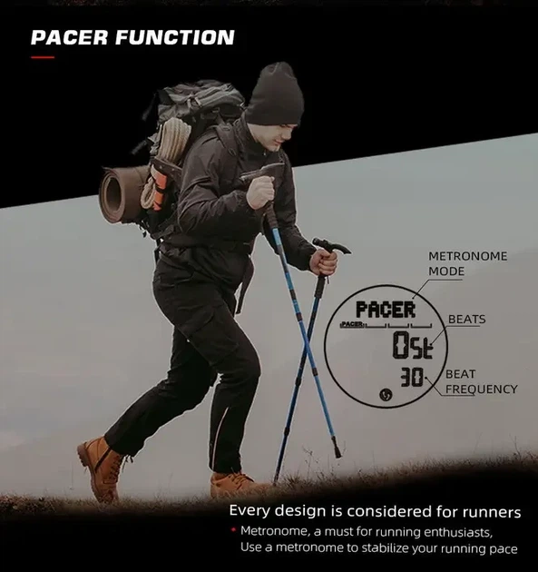 Тактичний годинник North Edge ALPS Green з компасом водонепроникний - зображення 7