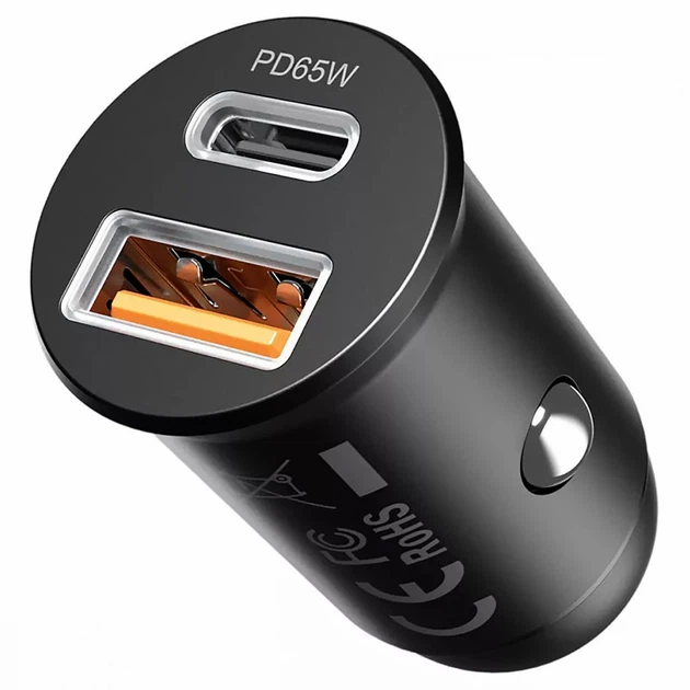 АЗУ Proove Tiny Power Pro 65W PD65W+QC3.0 (1USB-A/1C) Black - изображение 3