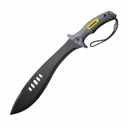 Мачете Lansky Kukri 19", довжина клинка 330 мм, вага 590 г, матеріал рукояті Zytel, товщина клинка 3 мм - Фото 2 Мачете Lansky Kukri 19", довжина клинка 330 мм, вага 590 г, матеріал рукояті Zytel, товщина клинка 3 мм - зображення 2