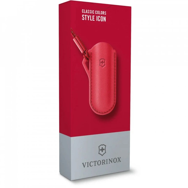 Чохол для складного ножа Victorinox Style Icon Червоный шкіра 58мм (а520314) - зображення 3