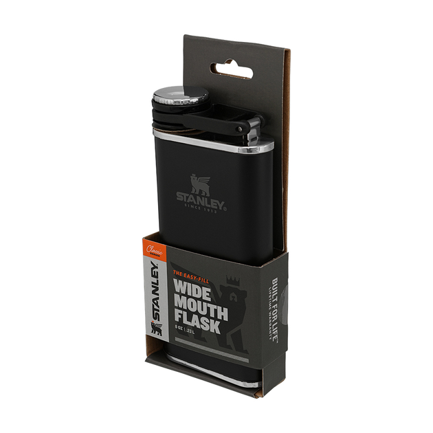 Фляга Stanley Classic Matte Black Нержавеющая сталь 0.23 л (a520314) - Фото 5 Фляга Stanley Classic Matte Black Нержавеющая сталь 0.23 л (a520314) - изображение 5