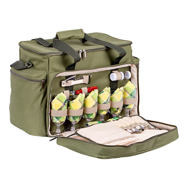 Набор для пикника Кемпинг Grand Picnic HB6-520 6 персон хаки (HB6-520) - Фото 1 Набор для пикника Кемпинг Grand Picnic HB6-520 6 персон хаки (HB6-520) - изображение 1