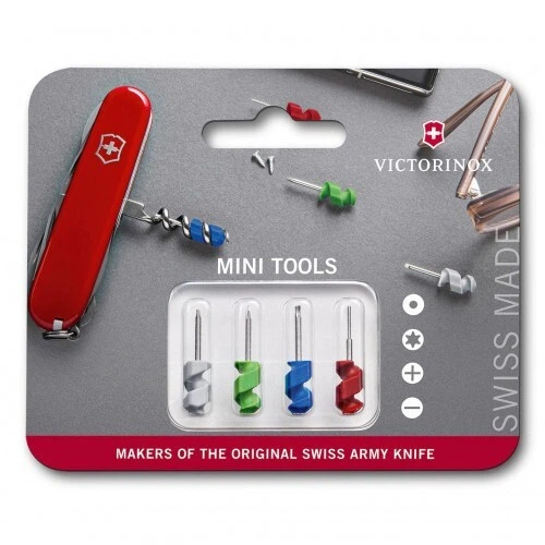 Набор Victorinox Mini Tool с 4 мини-отвёртками, блістер, компактные швейцарские инструменты - изображение 2